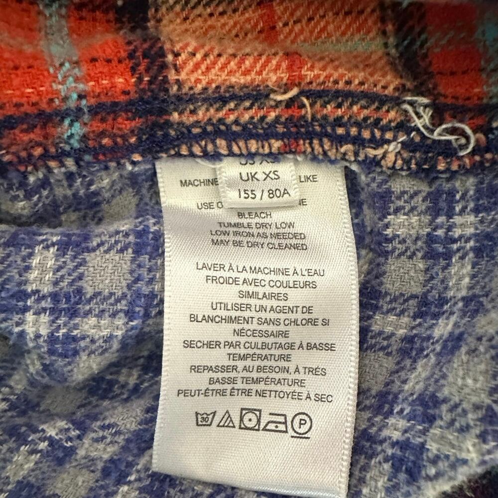 BDG Womens Patchwork Plaid Oversized Button Flann… - image 9